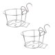 thumbnail image 5 of KAKOWELY 2Ud Estante Para Plantas Colgante En Inoxidable Plateado De Uso Prolongado, 5 of 7