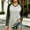 Army Green, variant on jjayotai Women's V Neck Long Sleeve Shirts, Raglan Color Block Tees Baseball Style Loose Casual Tops