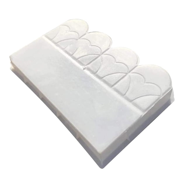 Molde para s Path Maker, forma de hormigón, moldes para pavimento de hormigón para valla de jardín y césped para bricolaje, moldes para valla Baoblaze molde de la cerca de cemento