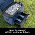 thumbnail image 2 of Ninja FrostVault 0.7lb. Ice Packs, 2-Pack, Reusable, Refreezable Ice Blocks, Mess Free, Recyclable, Designed to Fit Ninja FrostVault, 2 of 5