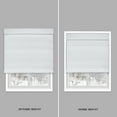 thumbnail image 3 of CHICOLOGY Roman Shades for Windows , Roman Shades , Window Treatments , Custom Roman Window Shades , Room Darkening Shades , Daily White (Light Filtering), 18 in x 48 in (W x H), 3 of 5