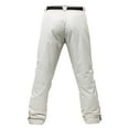 thumbnail image 4 of Domzest Men Ski Pants Insulated Waterproof Winter Snowpants Warm Snowboard Pants Fleece big and tall Thermal Bib Overalls with Pocket White 2XL, 4 of 8