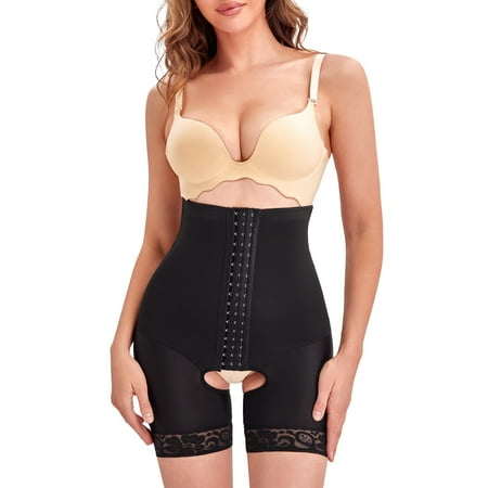 

Gotoly Women Butt Lifter Padded Shapewear Pads Hip Enhancer High-waisted Body Shaper Underwear Tummy Control Panties (Black XX-Large)