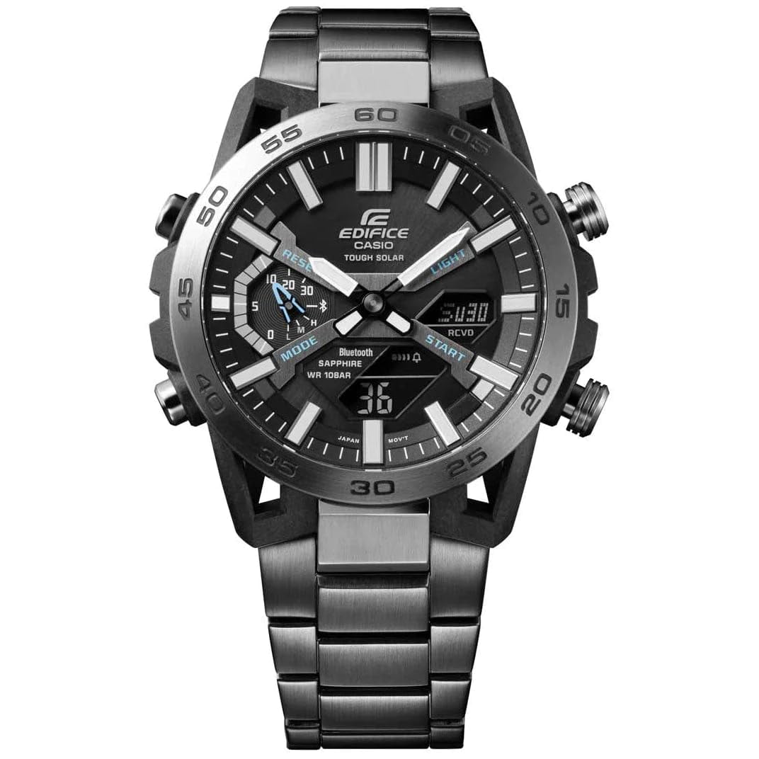 Casio Edifice Sospensione Analog Digital Solar ECB-2000DC-1A ECB2000DC-1 100m Men's Watch