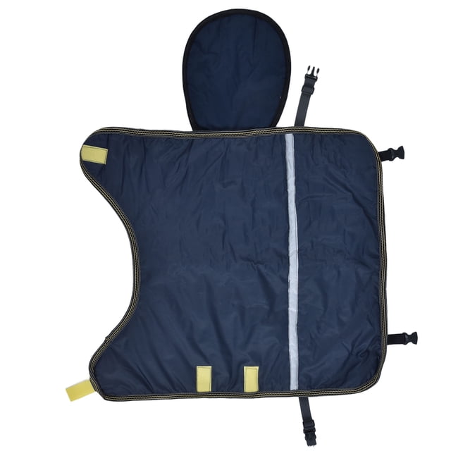 Manta cálida para pantorrillas con diseño de doble botonadura para una comodidad óptima y protección del vientre Abrigo para animales de granja