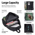 thumbnail image 4 of Disketp Squirrel Mochila Estampada de Gran Capacidad con Lonchera y Estuche, Set de 3 Piezas para Estudiantes, 4 of 7