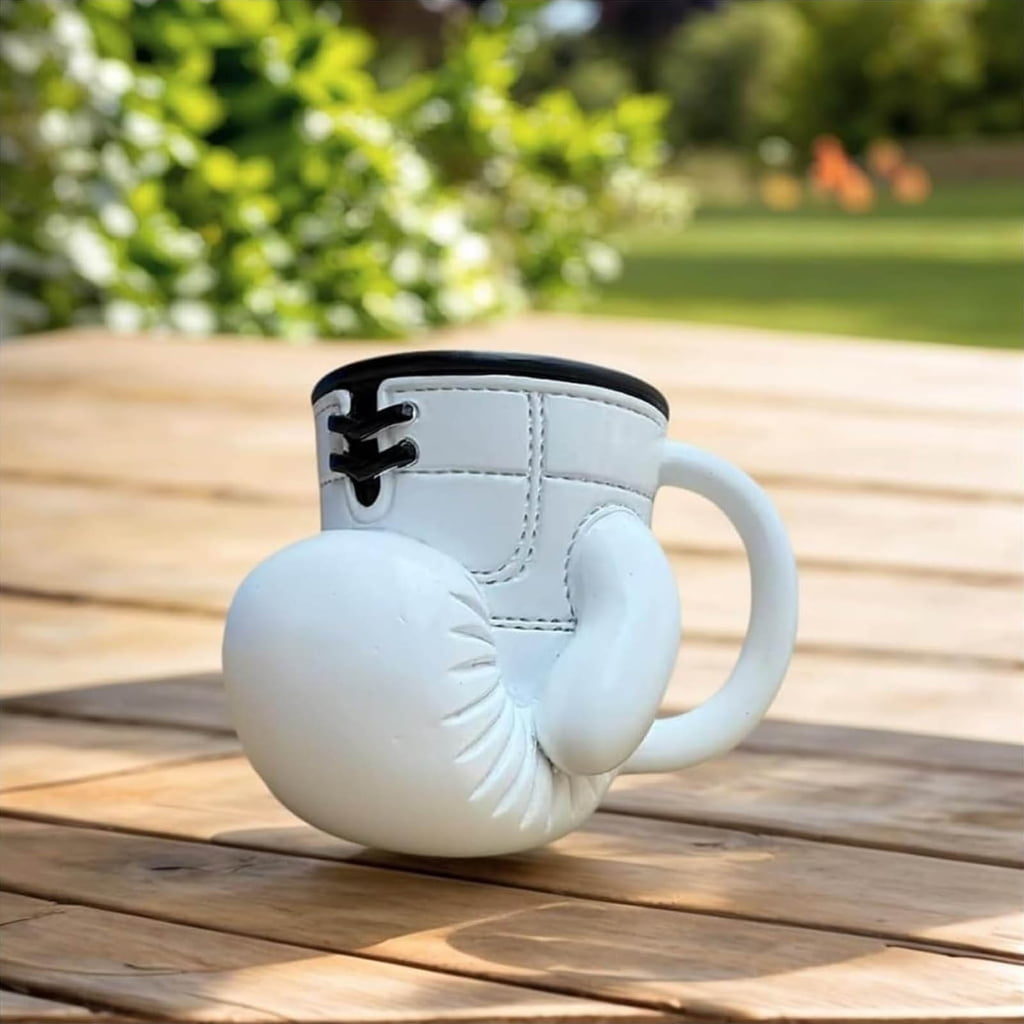 lanema Boxing Glove Inspired Nonrust Steel Coffee Mugs For Athletes And Sports Enthusiasts Durable 3D Design Gift For Coaches