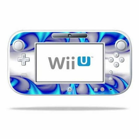 MightySkins NIWIIUGP-Blue Fire Skin Compatible with Nintendo Wii U GamePad Controller Wrap Sticker - Blue Fire