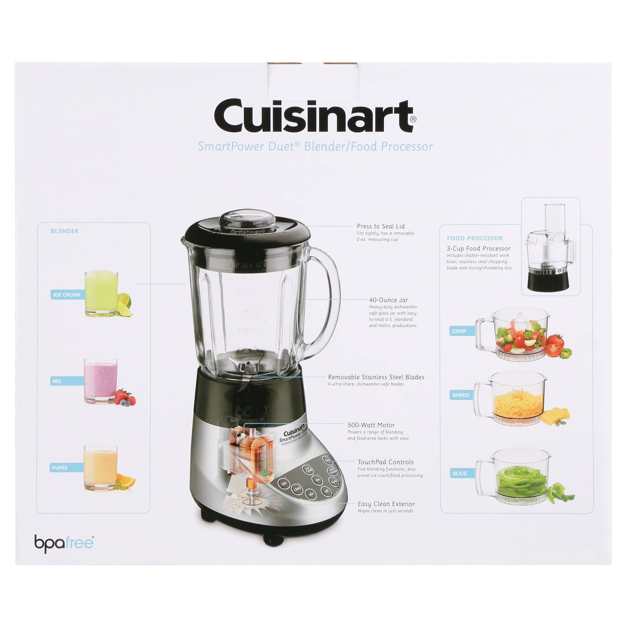 PowerBlend Duet™ Blender/Food Processor