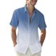 thumbnail image 1 of Camisas de Manga Larga para Hombres Moda Casual Impresión Cuello de Vuelta Blusa Transpirable para Diario Y de Negocios, 1 of 6