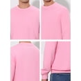thumbnail image 6 of Lars Amadeus Men's Casual Long Sleeve Solid Color Basic Round Neck Pullover Sweatshirt, 6 of 6