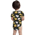 thumbnail image 5 of Daiia Lilies Flowers Printed Unisex-Baby Short Sleeve Onesies Bodysuits Baby Climbing Clothes Soft and Comfortable Romper with Expandable Shoulder Design-18 Months, 5 of 8