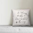 thumbnail image 2 of Creative Products Oh Holy Night, The Stars Are Brightly Shining 16x16 Spun Poly Pillow, 2 of 2