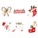 thumbnail image 1 of Broches navideños, lindos alfileres navideños Adornos navideños, incluyendo campanas, renos, árboles de Navidad, coronas, 1 of 5