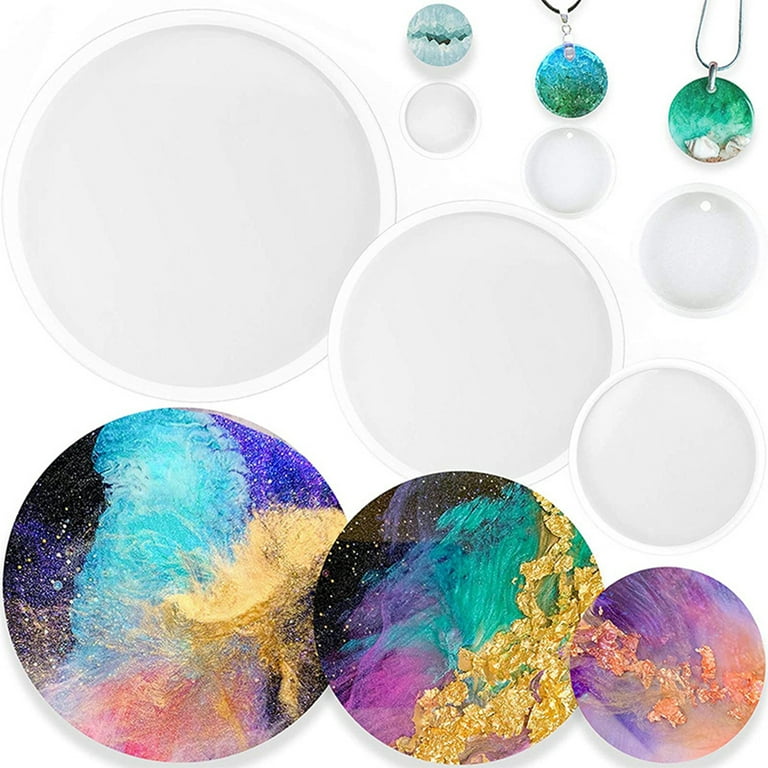 Silicone Mold Round Petri Dish Round Coaster Epoxy Resin Art