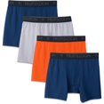thumbnail image 2 of Men's Breathable Lightweight Micro-Mesh Boxer Briefs, 3+1 Bonus Pack, 2 of 5