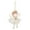 Apricot, variant on Dserfhy Mini Christmas Angel Doll Ornaments Christmas Tree Plush Angel Pendant for Xmas Birthday Thanksgiving Wedding Valentine's Day Decoration
