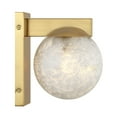 thumbnail image 2 of Savoy House 9-1017-1-322 Darien 1-Light Wall Sconce in Warm Brass, 2 of 7