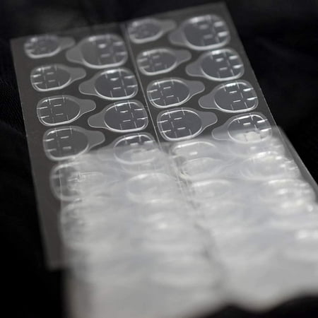 1lot= 10 Sheets il Glue Jelly Double-side Glue Sticker Transparent Flexible 240pcs Acrylic Adhesive il Glue