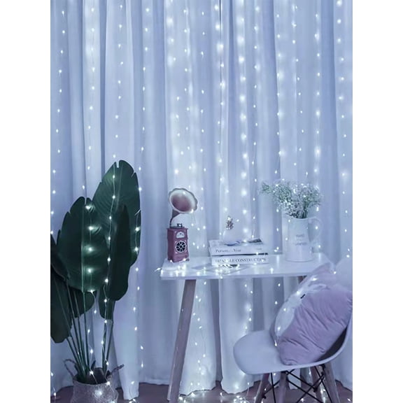120-LED Curtain String Lights, 2x2 Meter Fairy Lights for Indoor & Outdoor