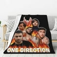 thumbnail image 2 of One Music Direction Flannel Blanket Air Conditioning Blanket Nap Blanket Sofa Throw Blanket Throw Blankets 50"X40", 2 of 6