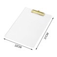thumbnail image 2 of Portable Clipboard A4 Multifunctional Stationery for Memo Test Paper Notes A4 Paper Notes Transparent Gold, 2 of 9