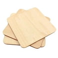 thumbnail image 1 of EeaseMX 10 piezas de madera natural de 70 mm, cuadradas, sin terminar, para manualidades, adornos, álbumes de recortes, decoración del hogar., 1 of 7