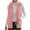 Pink, variant on WTOBBY Women's Fashionable Plaid Comfortable Fleece Cardigan Vest Stand Collar Sleeveless Women's Jacket, Lightweight Layering Piece with Chic and Modern Design,Beige L
