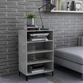 thumbnail image 1 of vidaXL Sideboard Concrete Grey 57x35x90 cm Engineered Wood, 1 of 4