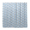 thumbnail image 2 of Yayeee Shower Curtain with Hooks 72"x72" Waterproof Fabric Bathroom Hanging Decor, Blue Sheep Pattern, 2 of 5