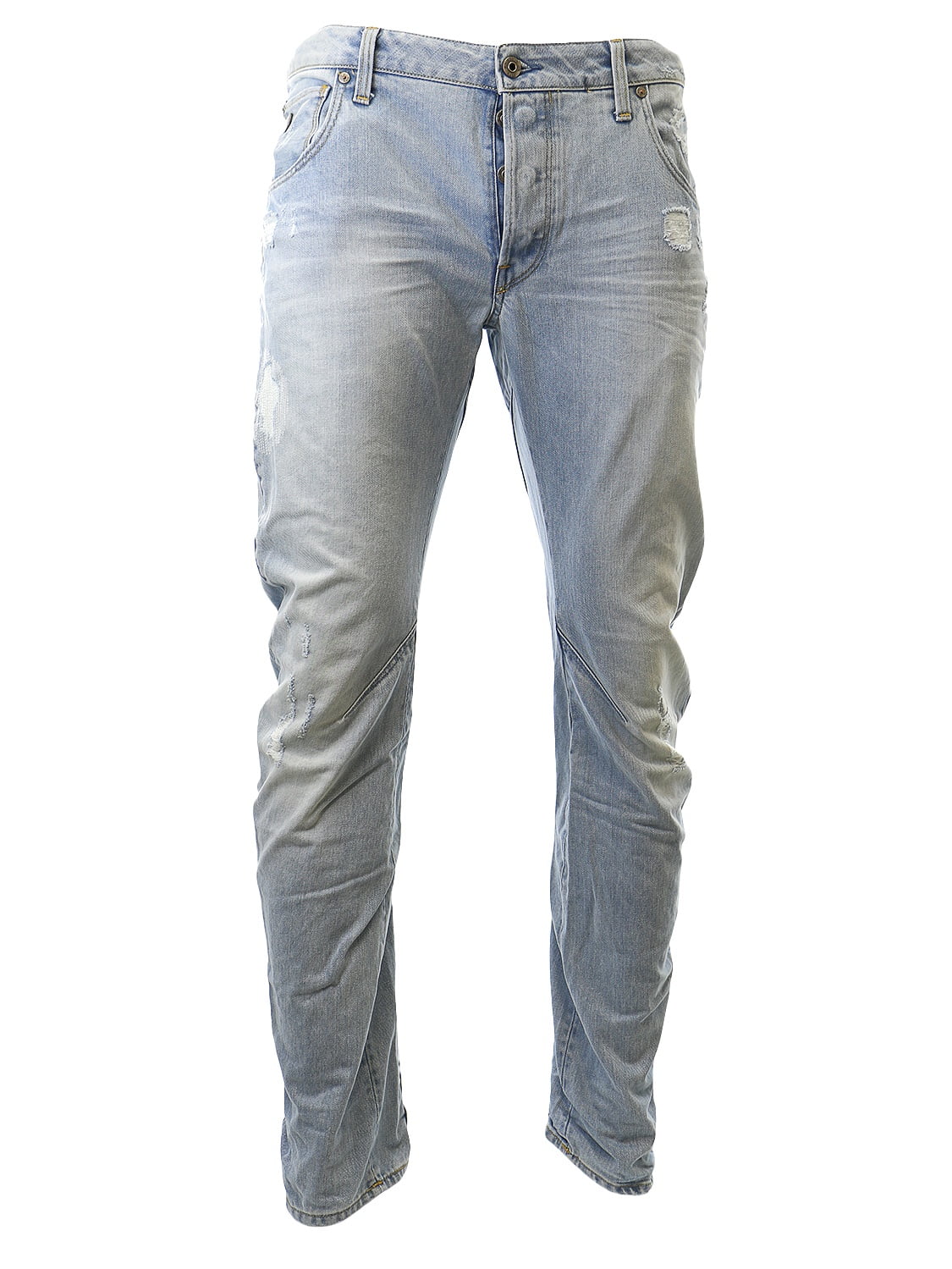 arc 3d slim jeans light aged