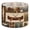 rustic linen, variant on Rustic Lamp Shades Set of 2 Autumn Forest Deer Tranquil Stream 13" x 13" x 10" Lampshade for Table Lamps Floor Lamps Lamp Shade Replacement Easy Assembly Required