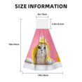 thumbnail image 3 of Sikiie A Funny Cat Hand Towel with Loop Hanging Towel Absorbent Tie Towels for Kitchen Tea Bar Bathroom Decor, 3 of 7