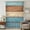 Blue Brown, variant on Farmhouse Beige Brown Sheer Curtains 54 Inches Long for Bedroom, Vintage Wooden Striped Light Filtering Privacy Drapes, Breathable Semi Sheer Window Treatment for Bathroom Dining Room Kitchen