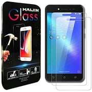 Compatible with Asus Zenfone Live (ZB501KL) Screen Protector Foils, (2 Pack) 9H Hardness Tempered Glass Film for Asus