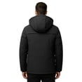 thumbnail image 4 of Wantdo Men's Winter Coat Padded Winter Jacket Insulated Parka Jacket with Hood Black L, 4 of 9