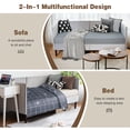 thumbnail image 6 of Costway Upholstered Heavy Duty Twin Daybed, Gray, 6 of 10