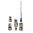 thumbnail image 6 of Pressure Washer Sewer Jet Nozzle Kit Stainless Steel Sewer Jetter 1/4 Inch Npt, 6 of 9