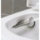 thumbnail image 5 of Estrela 2 Stück Toilettenbürste Silikon Wandmontage,WC Bürste Silikon und Halter,Langer Stiel klobürste Set - hellgrau, 5 of 7