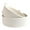 White, variant on 2 Pcs Cotton Rope Woven Baskets,Round Small Basket Set for Organizing,Cotton Rope Nesting Bowls ,Storage Basket for Montessori Toys Fruits, Remotes Bathroom, Desk