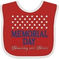 thumbnail image 3 of Inktastic Memorial Day Honoring Our Heroes Boys or Girls Baby Bib, 3 of 4