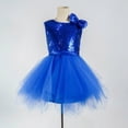 thumbnail image 5 of vigerkar Toddler Tutu Dress Little Girls Fluffy Summer Dresses Casual Party Tulle Sundress for Kids 3-12Y (Blue, 9-10 Years), 5 of 7
