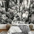 thumbnail image 2 of wall26 - Black and White Urban Landscape of New York City - Removable Wall Mural | Self-Adhesive Large Wallpaper - 100x144 inches, 2 of 6