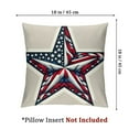 thumbnail image 4 of nygtbtfer Pillow Covers Set of 2 Decor Throw Pillows American Flag USA Patriotic Outdoor Cushion Cases for Couch Bed Decorations White, 4 of 7