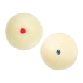 thumbnail image 4 of SHOWERORO 2Pcs Pool Cue Balls Replaceable Resin White Color For Sports Match Standard Training, 4 of 6