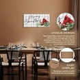 thumbnail image 2 of LifeSong Milestones Merry Christmas Cardinal Sign Checkered Wood Farmhouse Wall Decor, 2 of 6