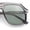 Slate - Green, variant on Mens Large Square Aviator Sunglasses Retro Navigator UV400 / Tortoise - Brown