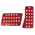 thumbnail image 1 of C Accessories Billet Pedal Pads Auto Red, 1 of 4