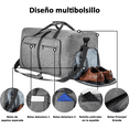 thumbnail image 3 of Bolsa Deportiva Bolsa De Viaje Impermeable De Gran Capacidad Gris, 3 of 5