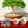 thumbnail image 3 of HEALEEP 3Pcs Grey Sandstone Miniature Garden Decor Shape Home Interior Classic Design, 3 of 4
